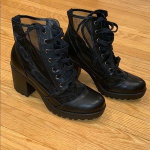 Forever 21 Mesh boots